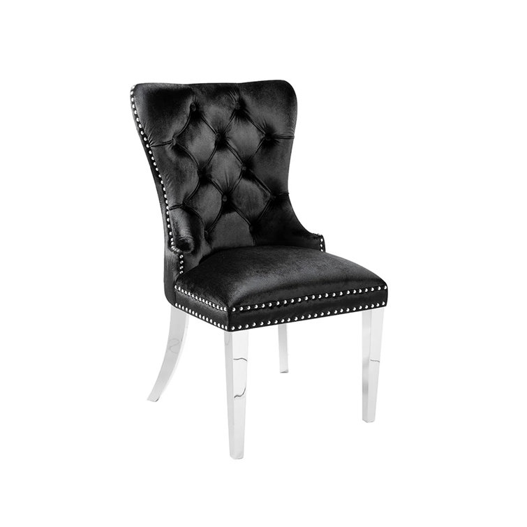 Rosdorf Park Tufted Velvet Parsons Chair Wayfair